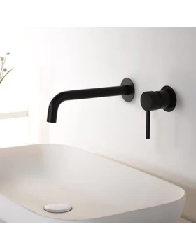 BUILT-IN BASIN FAUCET ETNA SERIES IN BLACK MATTE