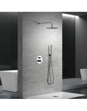 BUILT-IN SHOWER SET LINE SERIES ΙΝ CHROME