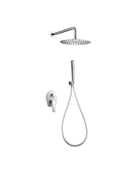BUILT-IN SHOWER SET DELOS SERIES ΙΝ CHROME