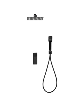 BUILT-IN SHOWER SET FIYI SERIES IN BLACK MATTE 