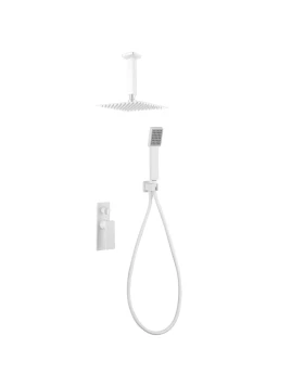 BUILT-IN SHOWER SET WITH CEILING SYSTEM NADI SERIES (FIYI) IN WHITE MATTE 