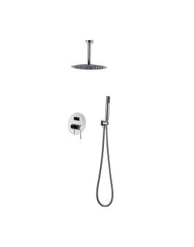 BUILT-IN SHOWER SET WITH CEILING SYSTEM TOP SERIES (LINE) IN CHROME