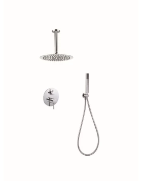 BUILT-IN SHOWER SET TIVOLI SERIES (ΜΟΝΖΑ) NICKEL MAT