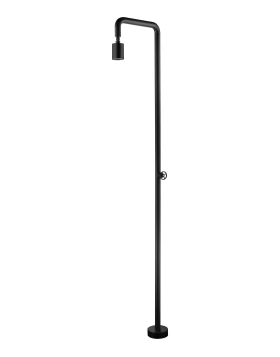 POOL SHOWER COLUMN POOL SERIES IN BLACK MATTE
