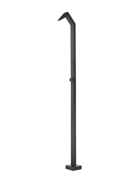 POOL SHOWER COLUMN NIAGARA SERIES IN BLACK MATTE