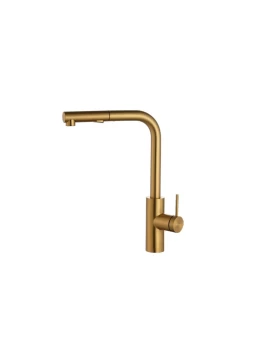 KITCHEN FAUCET OPORTO SERIES BRUSHED GOLD