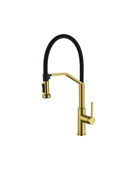 KITCHEN FAUCET VENETO SERIES BRUSHED GOLD
