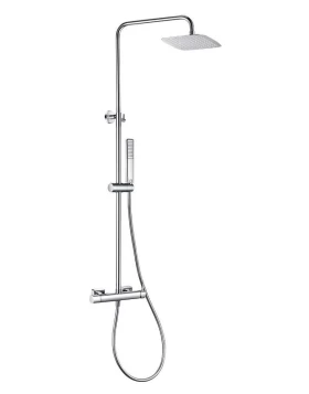 SHOWER BAR TOSCANA SERIES IN CHROME 