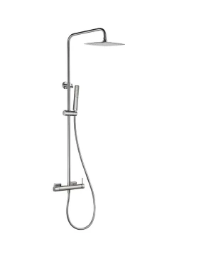 SHOWER BAR TOSCANA SERIES IN NICKEL MATTE