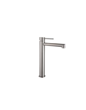 BASIN MIXER WITH HIGH SPOUT TOSCANA SERIES IN NICKEL MATTE