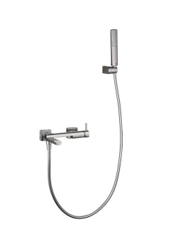 BATH AND SHOWER FAUCET TOSCANA SERIES IN NICKEL MATTE