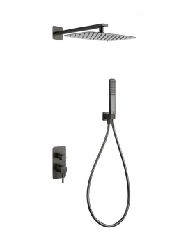 ΣΕΤ ΕΝΤΟΙΧΙΣΜΟΥ ΛΟΥΤΡΟΥ TOSCANA BLACK GUN METAL