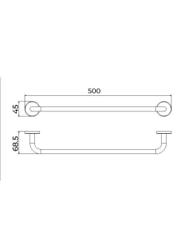 ΒΕΡΓΑ ΠΕΤΣΕΤΑΣ ΜΠΑΝΙΟΥ 50cm ΧΡΥΣΟ ΜΑΤ