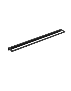 BATHROOM TOWEL RAIL 50cm FORM SERIES IN BLACK MATTE