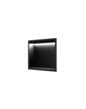 SHOWER NICHE INDIC SERIES BLACK MATTE
