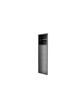 SHOWER NICHE  EGEAN SERIES IN BLACK GUN METAL