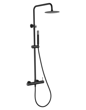 SHOWER BAR BLESS SERIES IN BLACK MATTE