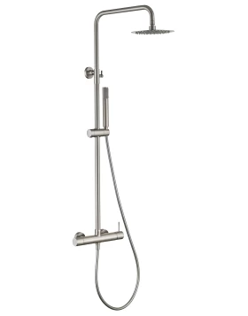 SHOWER BAR GENOVA SERIES ΙΝ NICKEL MATTE 