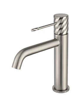 BASIN MIXER BLESS SERIES IN BRUSHED NICKEL 