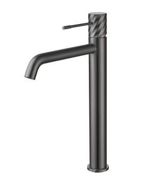 BASIN MIXER WITH HIGH SPOUT BLESS SERIES IN BLACK GUN METAL