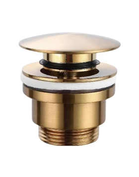CLICK-CLACK VALVE BRUSHED GOLD