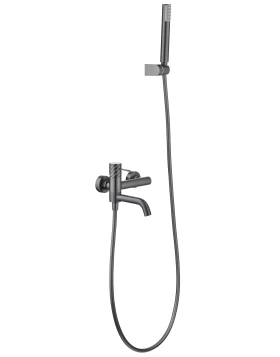 BATH AND SHOWER FAUCET BLESS SERIES IN BLACK GUN METAL