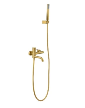BATH AND SHOWER FAUCET BLESS SERIES IN BRUSHED GOLD