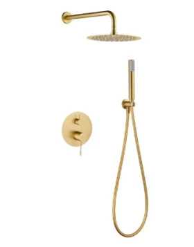 BUILT-IN SHOWER SET BLESS SERIES IN BRUSHED GOLD