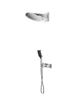 BUILT-IN THERMOSTATIC SHOWER SET INARI SERIES IN CHROME
