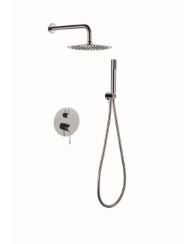BUILT-IN SHOWER SET GENOVA SERIES IN CHROME