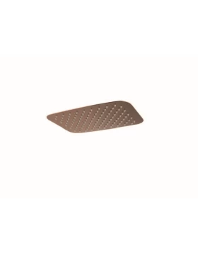 RECTANGULAR SHOWER HEAD 20x30 ROSE BRUSHED GOLD 