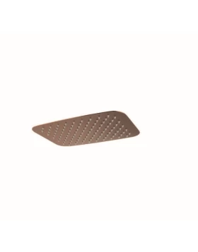  RECTANGULAR SHOWER HEAD 25x40 ROSE BRUSHED GOLD 