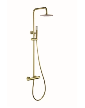 SHOWER BAR GENOVA SERIES ΙΝ BRUSHED GOLD 