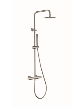 SHOWER BAR GENOVA SERIES ΙΝ NICKEL MATTE