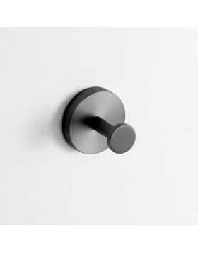 BATHROOM HOOK BLACK GUN METAL
