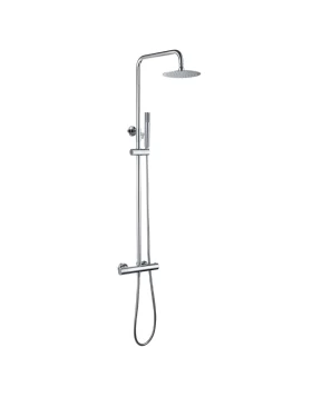 THERMOSTATIC SHOWER BAR GENOVA SERIES ΙΝ CHROME