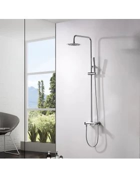 SHOWER BAR OLIMPO SERIES IN CHROME