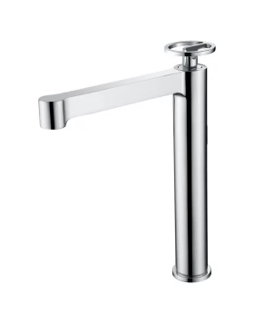 BASIN MIXER WITH HIGH SPOUT OLIMPO SERIES IN CHROME
