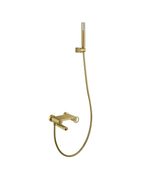 BATH AND SHOWER FAUCET OLIMPO SERIES IN BRUSHED GOLD 