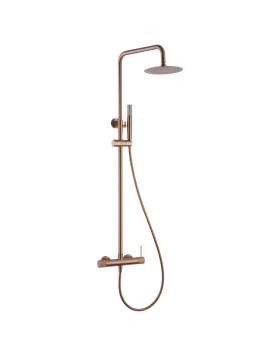 SHOWER BAR LINE SERIES IN ROSE GOLD BRUSHED