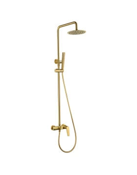 SHOWER BAR DELOS SERIES ΙΝ BRUSHED GOLD 