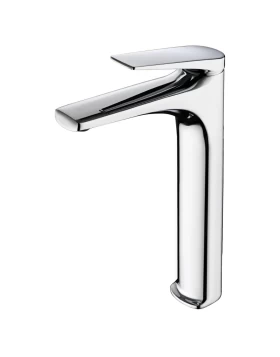 BASIN MIXER WITH HIGH SPOUT DELOS SERIES IN CHROME