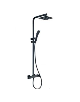 SHOWER BAR FIYI SERIES IN BLACK MATTE