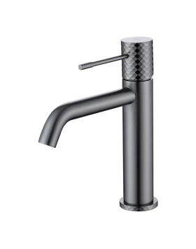 BASIN MIXER GENOVA SERIES IN BLACK GUN METAL