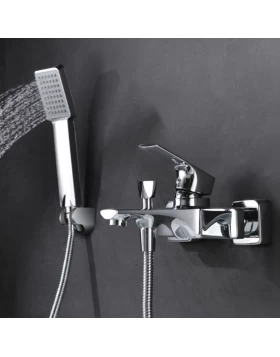 BATH AND SHOWER FAUCET BALI SERIES IN CHROME