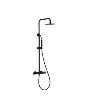 SHOWER BAR MONZA SERIES IN BLACK MATTE