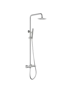 MONZA SERIES BRUSHED NICKEL SINGLE HANDLE SHOWER BAR
