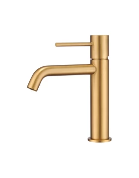 BASIN MIXER MONZA SERIES IN BRUSHED GOLD