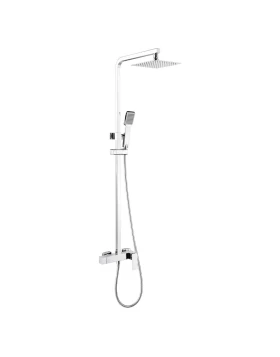 SHOWER BAR PISA SERIES IN CHROME 