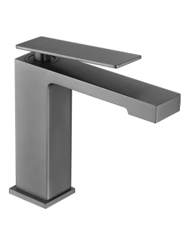 BASIN MIXER PISA SERIES IN BLACK GUN METAL 